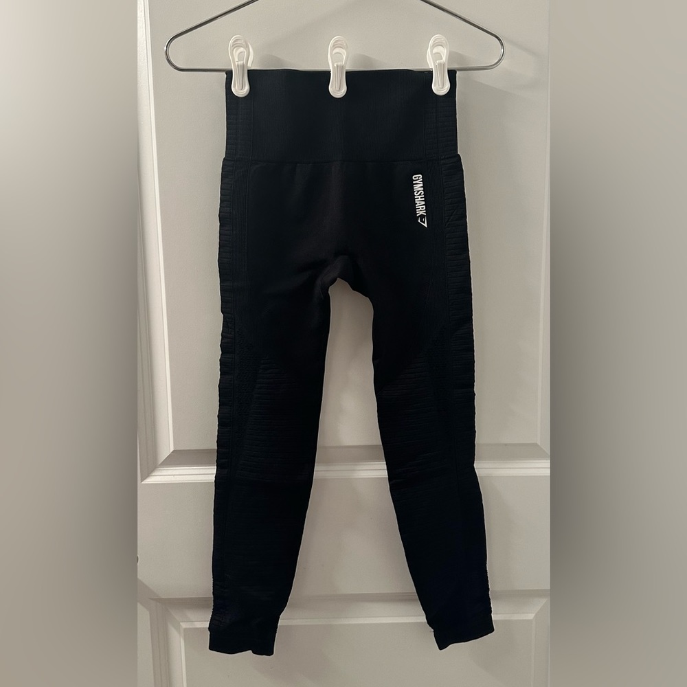 Gymshark Eyelet Leggings | Black | XS